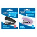 Ver imagem 4 de Mini Grampeador G101 com Extrator 12 Folhas Preto e Lilás - Tilibra