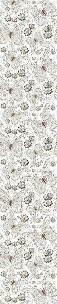 Papel De Parede Adesivo Lavável Borboletas Retrô 9m - 7