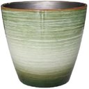 Ver imagem 1 de Vaso para Plantas Grande Decorativo Sala Jardim Alto Brilho (liso/verde-claro)