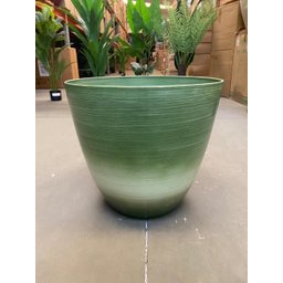 Vaso para Plantas Grande Decorativo Sala Jardim Alto Brilho (liso/verde-claro) - 4