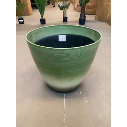 Vaso para Plantas Grande Decorativo Sala Jardim Alto Brilho (liso/verde-claro) - 5