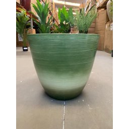 Vaso para Plantas Grande Decorativo Sala Jardim Alto Brilho (liso/verde-claro) - 3