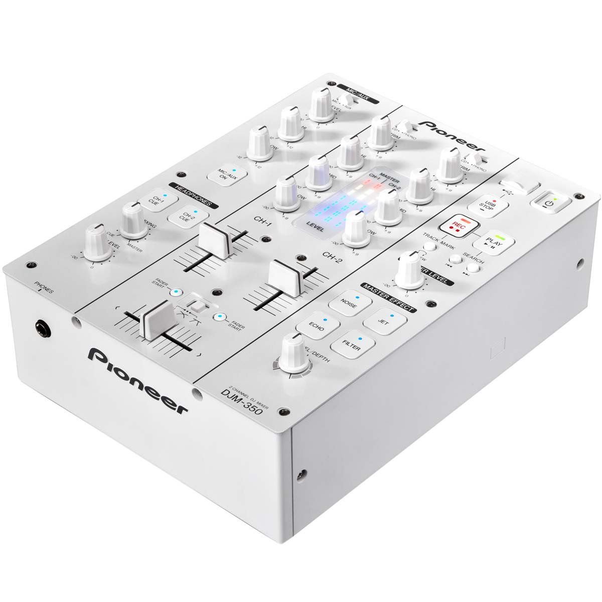 Mixer DJ 2 Canais c/ USB DJM350 Branco - Pioneer DJM-350-W
