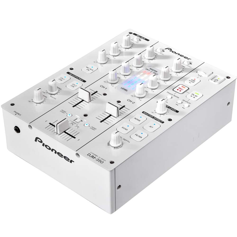 Mixer DJ 2 Canais c/ USB DJM350 Branco - Pioneer DJM-350-W