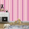 Papel De Parede Adesivo Lavável Listrado Rosa Claro 15m - 6