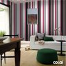 Papel De Parede Adesivo Lavável Listrado Rosa E Preto 12m - 4