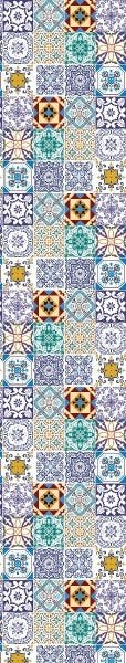 Papel de Parede Adesivo Lavável Azulejo Português 6m - 5