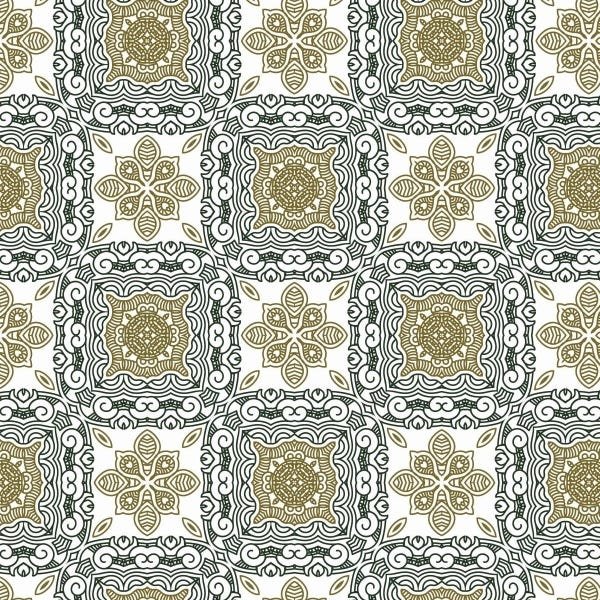 Papel de Parede Lavável Azulejo Português Verde 6m - 1