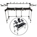 Ver imagem 2 de Rack Titanium Rdj Mk2 Custom P/ 2 Pickups, Mixer e Caixas de Som Monitores de Referencia