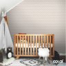 Papel De Parede Lavável Chevron Marrom Claro 18m - 5