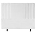 Ver imagem 1 de Cabeceira Cama Box Queem Estofada Grécia 160 Cm Linho:branco
