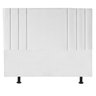 Cabeceira Cama Box Queem Estofada Grécia 160 Cm Linho:branco - 1