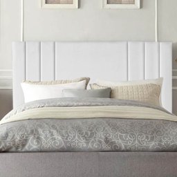 Cabeceira Cama Box Queem Estofada Grécia 160 Cm Linho:branco - 2