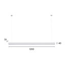 Ver imagem 2 de Lustre Pendente Astraled Sagittarii Pt-9153 Branco Led Bivolt