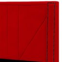 Ver imagem 3 de Cabeceira Casal Queen Estofada para Cama Box Toronto Veludo Vermelho