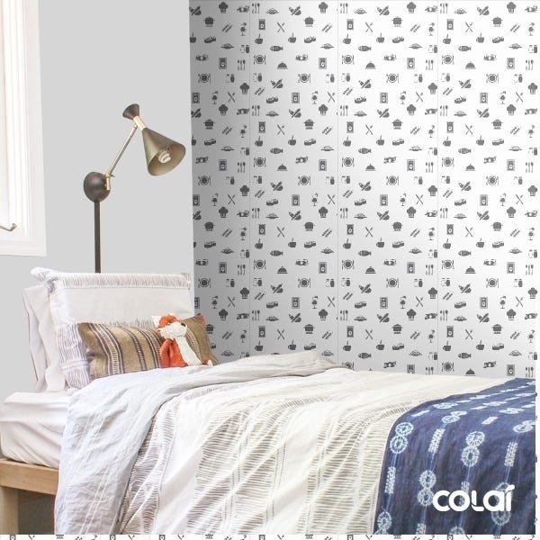 Papel De Parede Adesivo Lavável Culinária 15m - 3