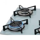 Ver imagem 3 de Fogão Cooktop Fischer 4 Bocas Gás Mesa Vidro - Branco 1519-5902