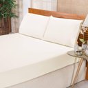 Ver imagem 1 de Jogo de Cama Ponto Palito Percal 180 Fios Elegance Solteiro 02 Peças - Palha