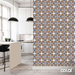 Papel de Parede Lavável Azulejo Português Antigo 18m - 3