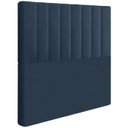 Ver imagem 1 de Cabeceira Solteiro 88 cm Dubai Veludo Azul Soon