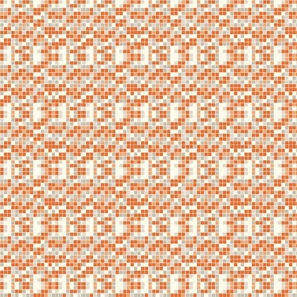 Papel de Parede Lavável Pastilhas Laranjas com Cinzas 6m - 6