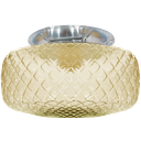 Ver imagem 1 de Plafon Colonial Aluminio Natural Drops Bico de Jaca Ambar