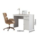Ver imagem 3 de Escrivaninha para Escritório 108cm Office Iris Branco