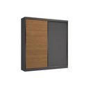 Ver imagem 2 de Guarda Roupa Casal 2 Portas 6 Gav T592 Canela Kappesberg