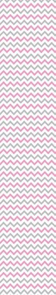 Papel De Parede Lavável Chevron Cinzas E Rosas 3m - 7