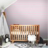 Papel De Parede Lavável Chevron Cinzas E Rosas 3m - 5