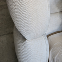 Ver imagem 3 de Conjunto Cabeceira com Base Cama Box Siena Casal 1,40m Linho Off White