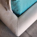 Ver imagem 5 de Conjunto Cabeceira com Base Cama Box Siena Casal 1,40m Linho Off White