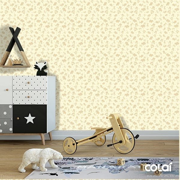 Papel De Parede Adesivo Lavável Animais 15m - 3