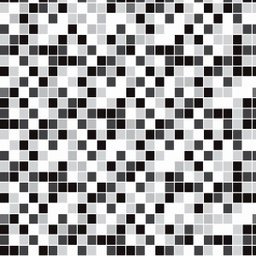 Papel de Parede Lavável Pastilhas Pretas e Cinzas 15m - 1