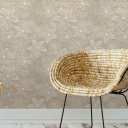 Ver imagem 5 de Papel de Parede Floral em Tons de Areia - 3,00x0,50m