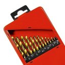Ver imagem 3 de Jogo de Brocas Aço Rápido 1,5-6,5mm Titânio 13 Peças