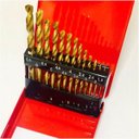 Ver imagem 2 de Jogo de Brocas Aço Rápido 1,5-6,5mm Titânio 13 Peças