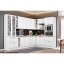 Ver imagem 3 de Gabinete de Cozinha Modulado Balcão Canto Reto Americana C/tampo Branco - Henn