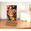Ver imagem 2 de Placa Decorativa de Mesa Gatinho