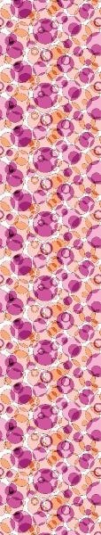 Papel De Parede Adesivo Lavável Abstrato Bolas Rosas 12m - 6