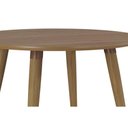 Ver imagem 6 de Mesa de Sala Jantar Dani C/ Tampo Madeirado Redondo 109x109cm Carvalho/cinamomo - Cimol