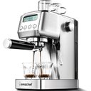 Ver imagem 1 de Máquina de Espresso Amzchef com Espumador de Leite e Painel Lcd (prata)