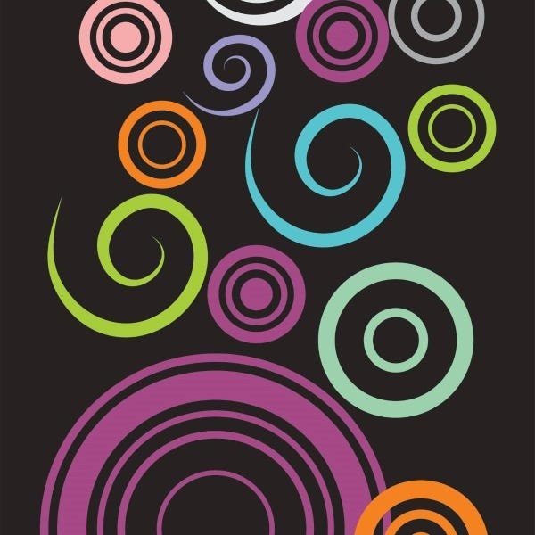 Papel De Parede Adesivo Lavável Loop 12m - 1