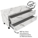 Ver imagem 6 de Conjunto De Armarios Para Banheiro Com Espelheira BN11 Marmore Branco Tecno Mobili