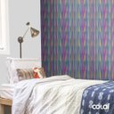 Ver imagem 3 de Papel De Parede Adesivo Lavável Listrado Colorido 3m