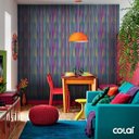 Ver imagem 5 de Papel De Parede Adesivo Lavável Listrado Colorido 3m