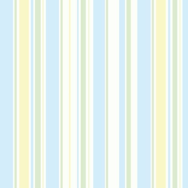 Papel De Parede Lavável Listrado Infantil Menino 3m - 1