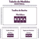 Ver imagem 2 de Jogo de Toalha Montreal 2 Banhão + 2 Rosto + 2 Tapete Piso Luxuoso 100% Algodão Camurça
