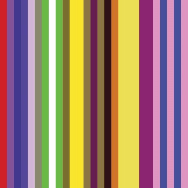 Papel De Parede Adesivo Lavável Listrado Multicolorido 6m - 1