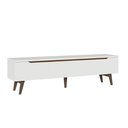 Ver mais imagens de Rack para Tv até 80 Polegadas 180cm 2 Portas 1 Gaveta Branco/rustic Toronto Madesa